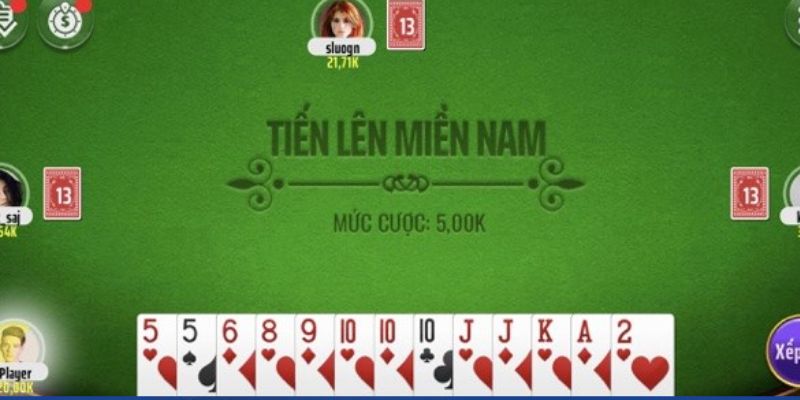 Tiến lên miền Nam luôn nằm trong top game bài I9BET được yêu thích nhất